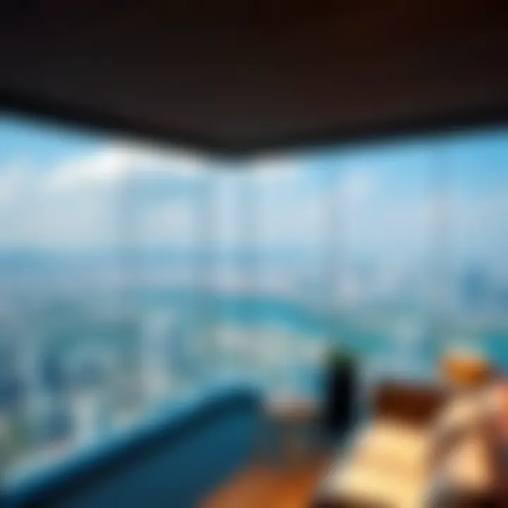 Panoramic view of the surroundings from Address Sky View