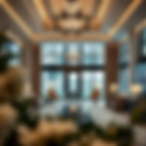 Luxurious interior of a villa at Al Habtoor Polo Resort