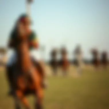 Polo Match at Al Habtoor A breathtaking polo match in action at the resort
