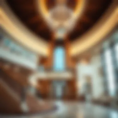 Cultural Significance in Interior Design Interior design elements highlighting the cultural significance of the Al Hudaiba Awards Building