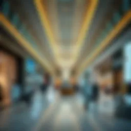 Luxurious shopping atmosphere in a Dubai mall