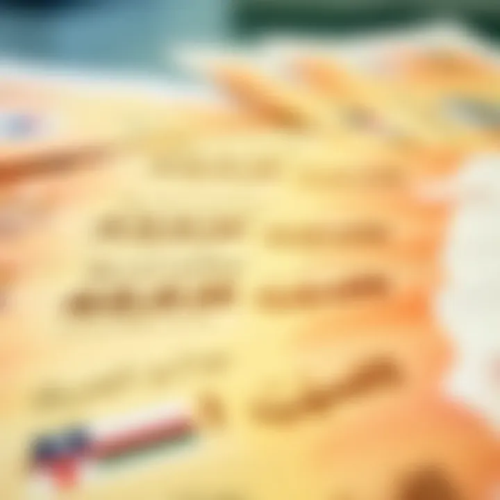 Overview of dirham banknotes