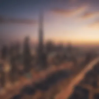 A skyline view of Dubai featuring real estate opportunities