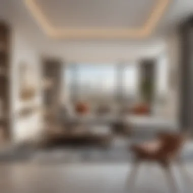Stylish Interiors of Affordable Studios A modern studio apartment showcasing interior design