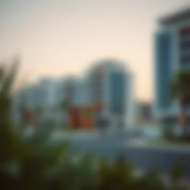 Modern architectural design in Dubai's Al Danube