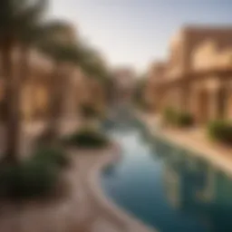 Stunning architectural design of Al Reef Arabian Village