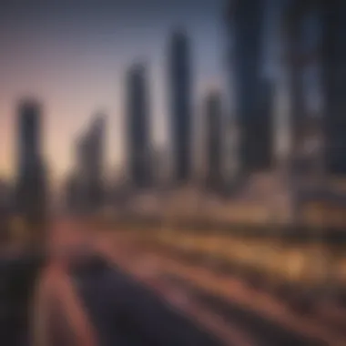 A stunning view of Boulevard Dubai showcasing its modern architecture and skyline.