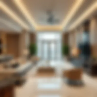 Interior Elegance of Business Bay Residences Luxurious apartment interiors in Business Bay