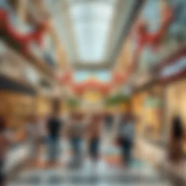 Energetic Shopping Experience at Dragon Mall Shoppers enjoying a lively day at Dragon Mall, reflecting its bustling atmosphere
