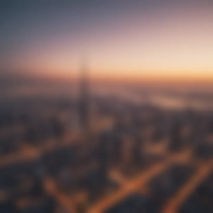 Breathtaking views from Eden House highlighting Dubai skyline