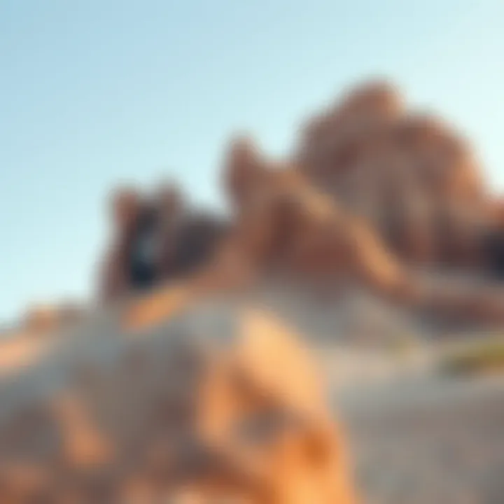 Stunning geological formations on Jebel Jais