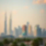A stunning skyline view of Dubai showcasing new developments