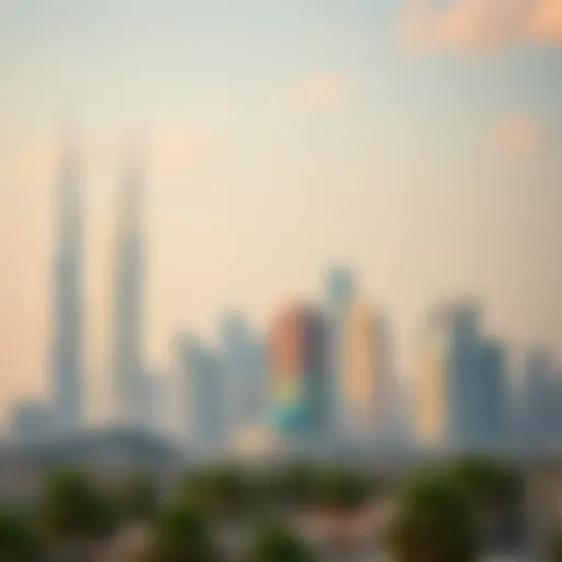 A stunning skyline view of Dubai showcasing new developments