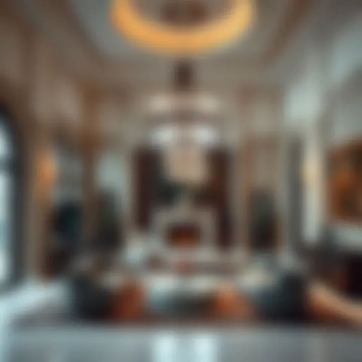 Elegant interior design showcasing luxury within قصر الشاطئ