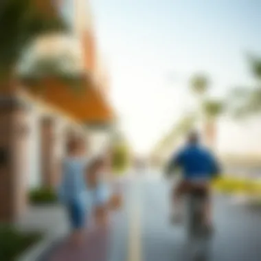 Vibrant community lifestyle in Dubai