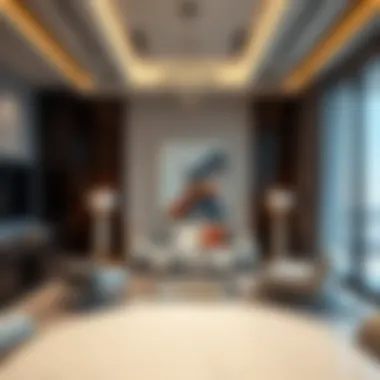 Luxurious apartment interior design