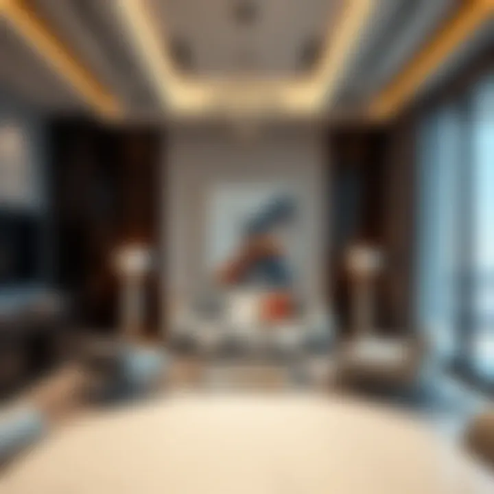 Luxurious apartment interior design
