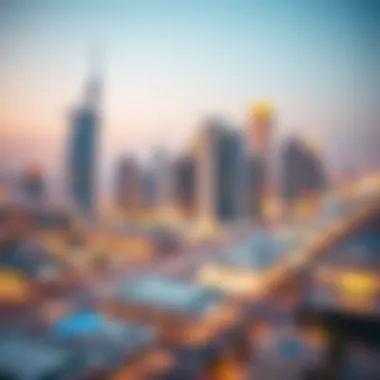 Dubai skyline showcasing modern architecture