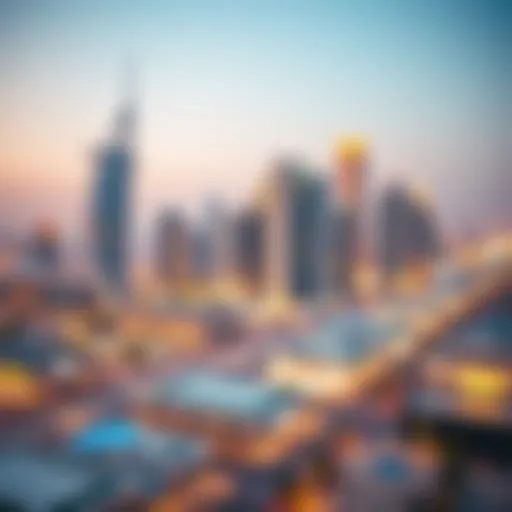 Dubai skyline showcasing modern architecture