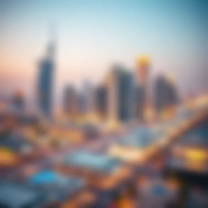 Dubai skyline showcasing modern architecture