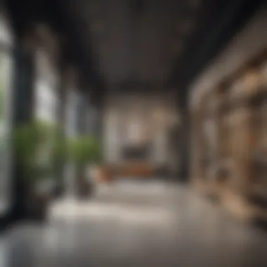 Stylish interior showcasing potential for retail success Interior of a modern retail space available for rent