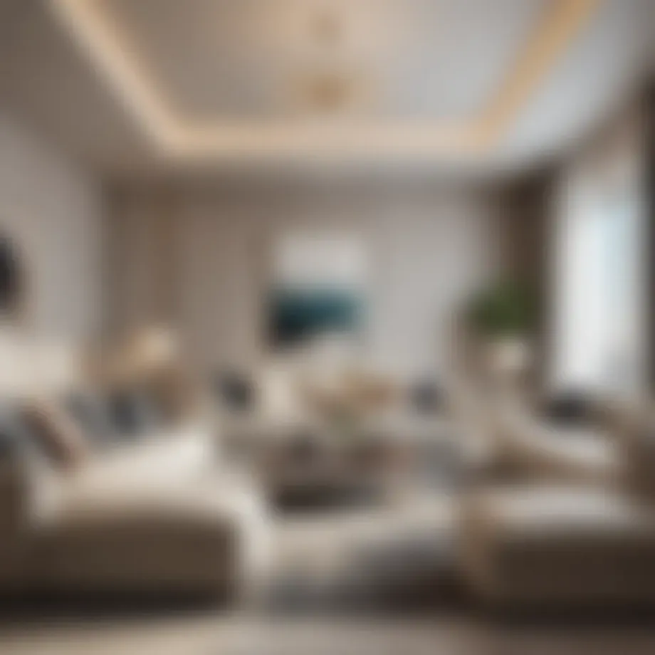 Elegant room interior showcasing modern design in Dubai