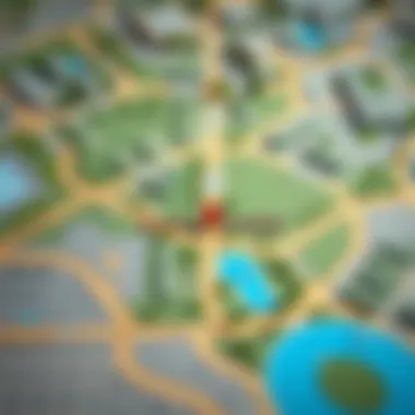 Map highlighting the location of Safa Park in Dubai