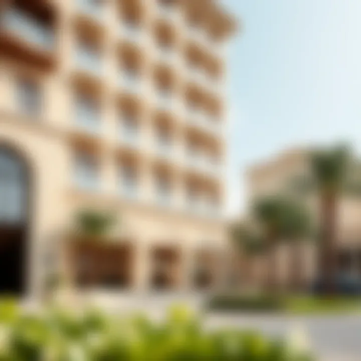 Exterior view of Savoy Hotel Apartments in Mankhool