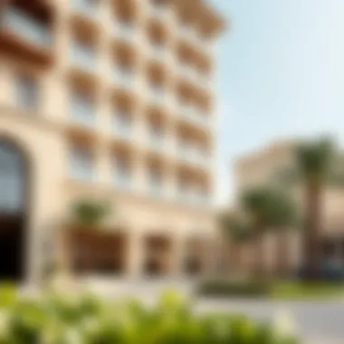 Exterior View of Savoy Hotel Apartments Exterior view of Savoy Hotel Apartments in Mankhool