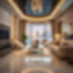 Luxurious living space in Savoy Hotel Apartments