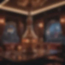 Luxurious shisha lounge setting in Downtown Dubai