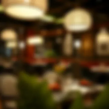 Interior of a cozy South Indian restaurant in Karama