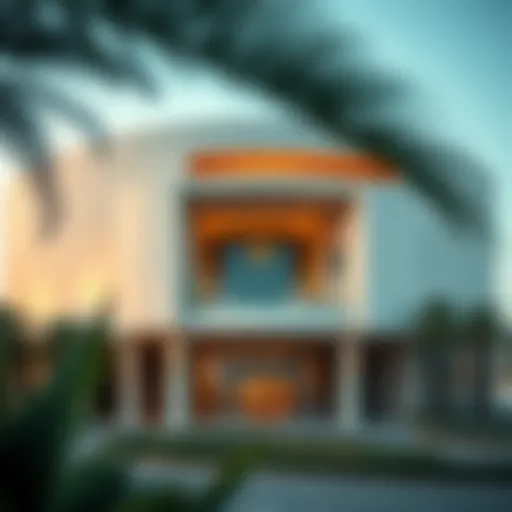 Exterior view of Tasjeel Centre Al Twar showcasing modern architecture