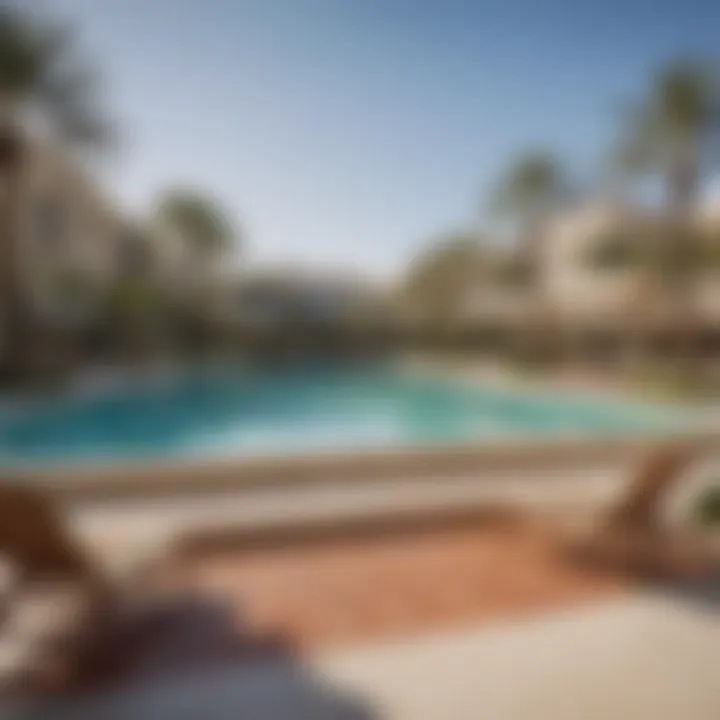Community amenities at The Court Residence Jumeirah demonstrating vibrant lifestyle offerings