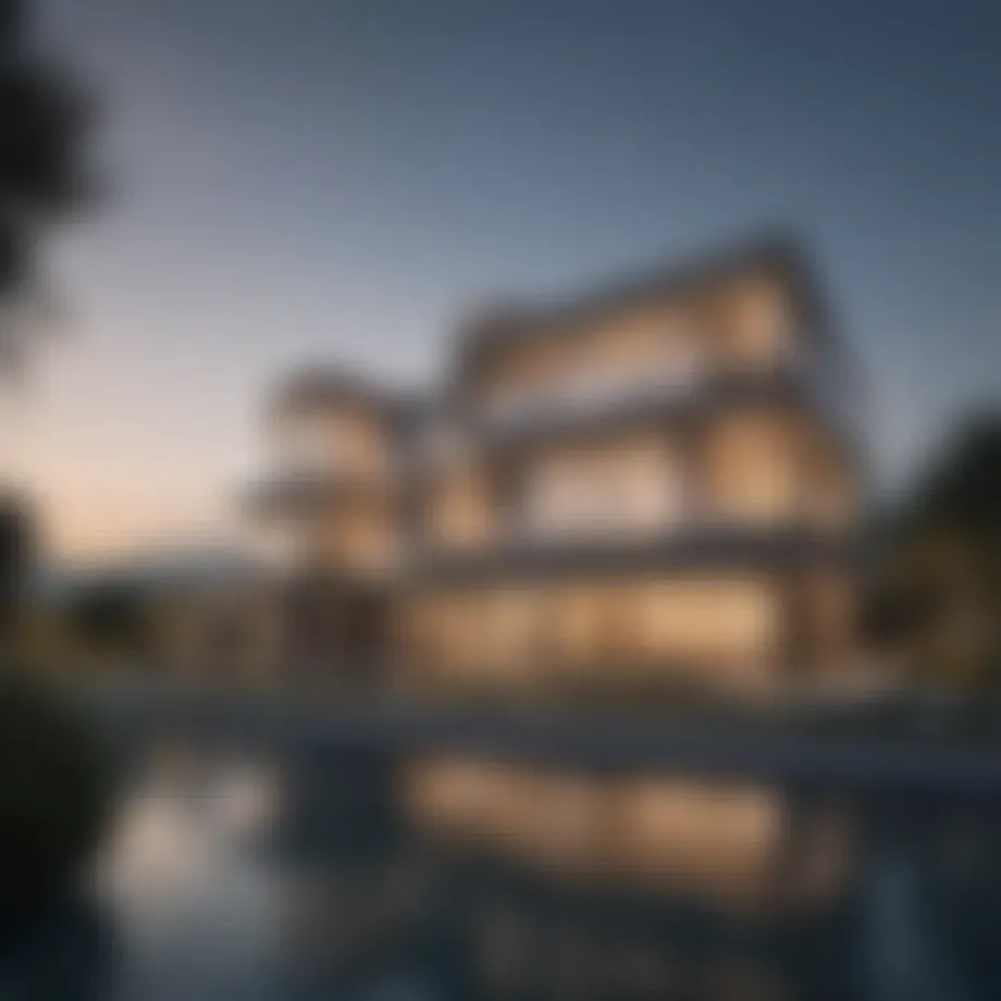 Stunning architectural design of a Danube property in UAE