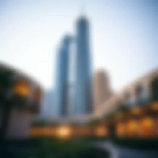The stunning architectural design of Dubai Festival Tower showcasing its modern elegance.