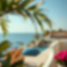 Scenic view of Jumeirah coastline showcasing luxury villas