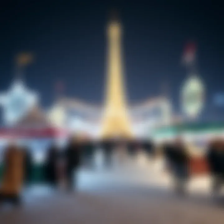 A picturesque scene at a famous Dubai winter festival