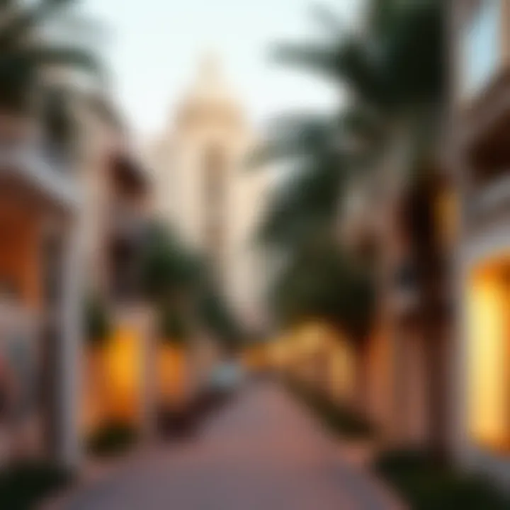 A vibrant residential neighborhood in مجمع زايد مزهر highlighting community living