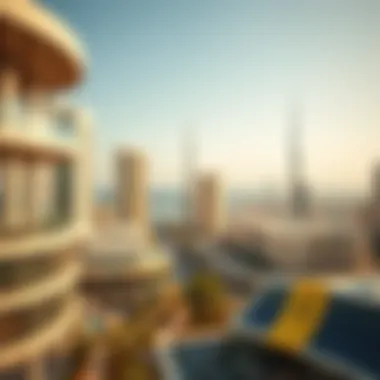 Panoramic View of مجمع زايد مزهر A panoramic view of مجمع زايد مزهر showcasing its modern architecture