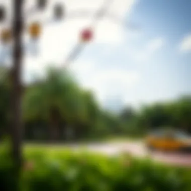 Lush green parks and recreational areas in مجمع زايد مزهر