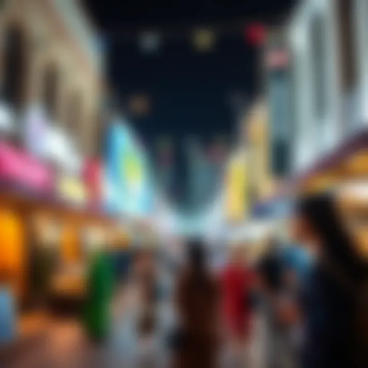 Vibrant cultural scene at Farzi City Walk