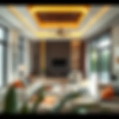 Spacious interior layout showcasing functionality
