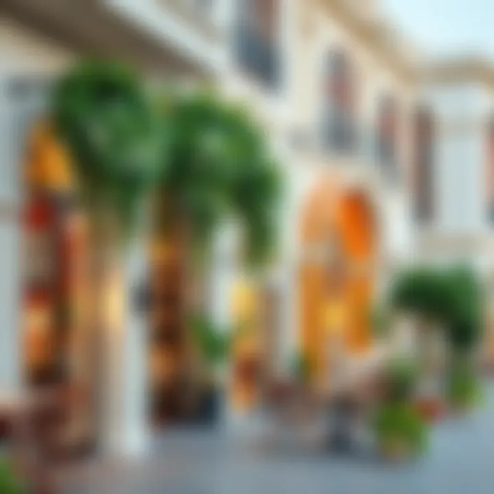Vibrant lifestyle in Jumeirah with bustling cafes and boutiques