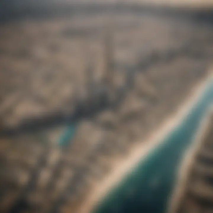 A map showcasing property locations in Dubai
