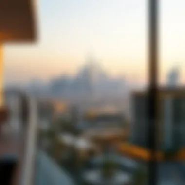Stunning skyline view from a Manarat residence
