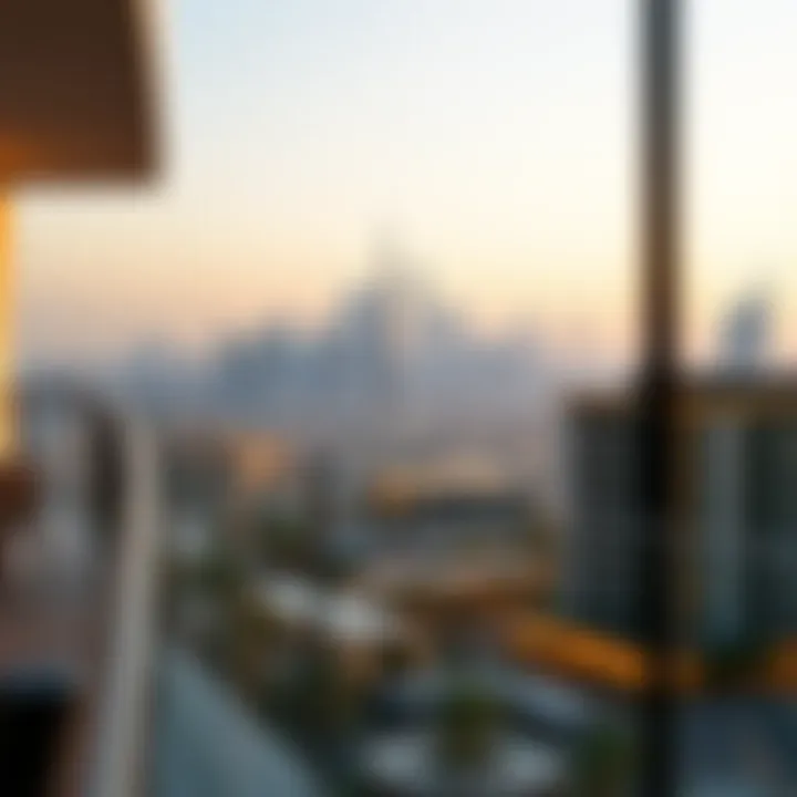 Stunning skyline view from a Manarat residence