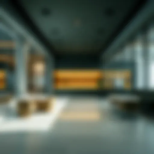 Contemporary office space representing Dubai's real estate market