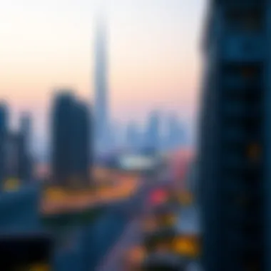Dubai Skyline and Property Opportunities An overview of Dubai's skyline showcasing property opportunities
