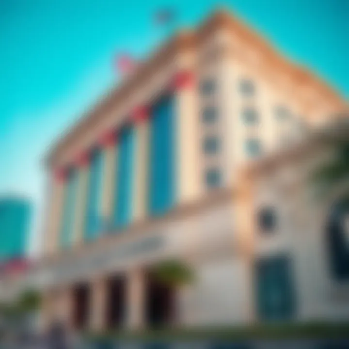 A government building representing key authorities in Dubai